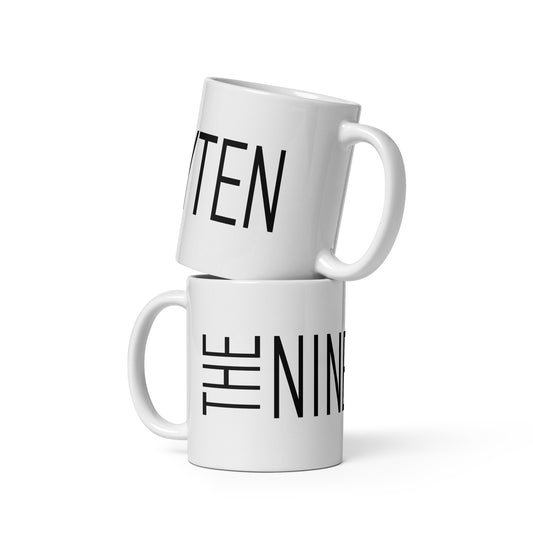 Ninetyten Glossy Mug - White