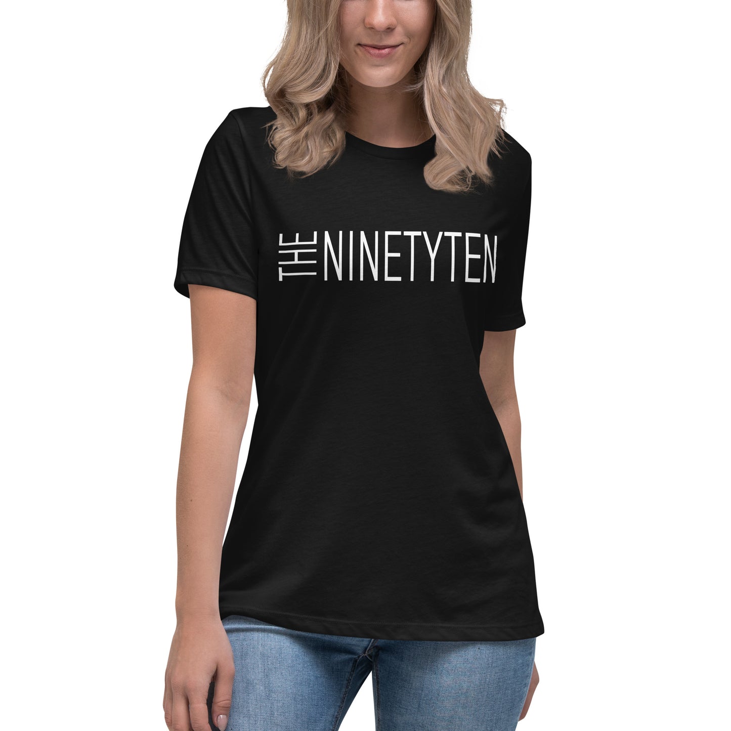 Ninetyten Ladies Relaxed T-Shirt - Black